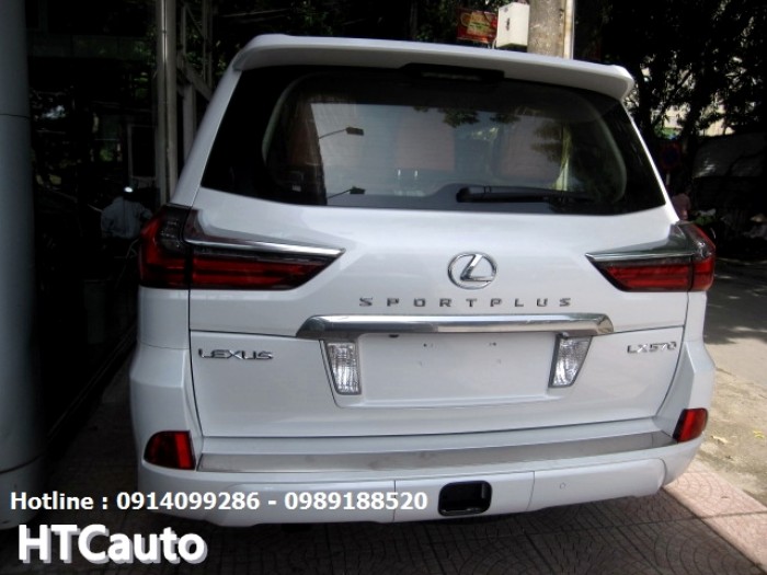 Bán Xe Lexus LX 570 Sport Plus 2016 màu trắng ,nội thất da bò
