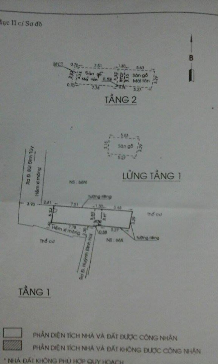 Nhà bán hẻm Bùi đình túy, p.24, bình thạnh dt 25m2