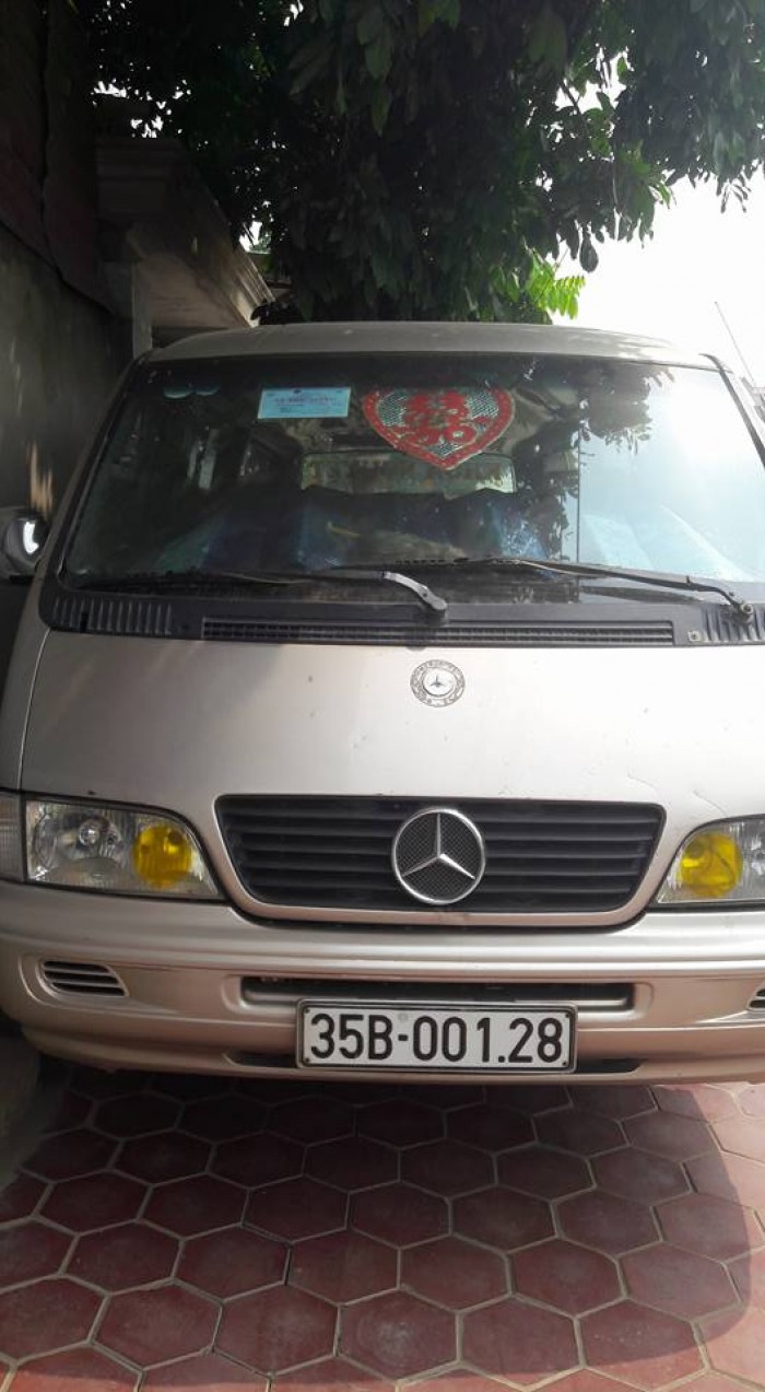 Mercedes tròn 16 chỗ đời 2003, Xe đẹp sơn zin, máy gầm chắc chắn, nội thất đẹp, đủ đồ chơi  có hợp đồng vận tải