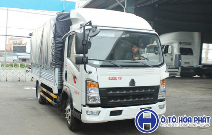 Xe tải Cửu Long 8t4 cabin Howo Mui Bạt, công nghệ ISUZU
