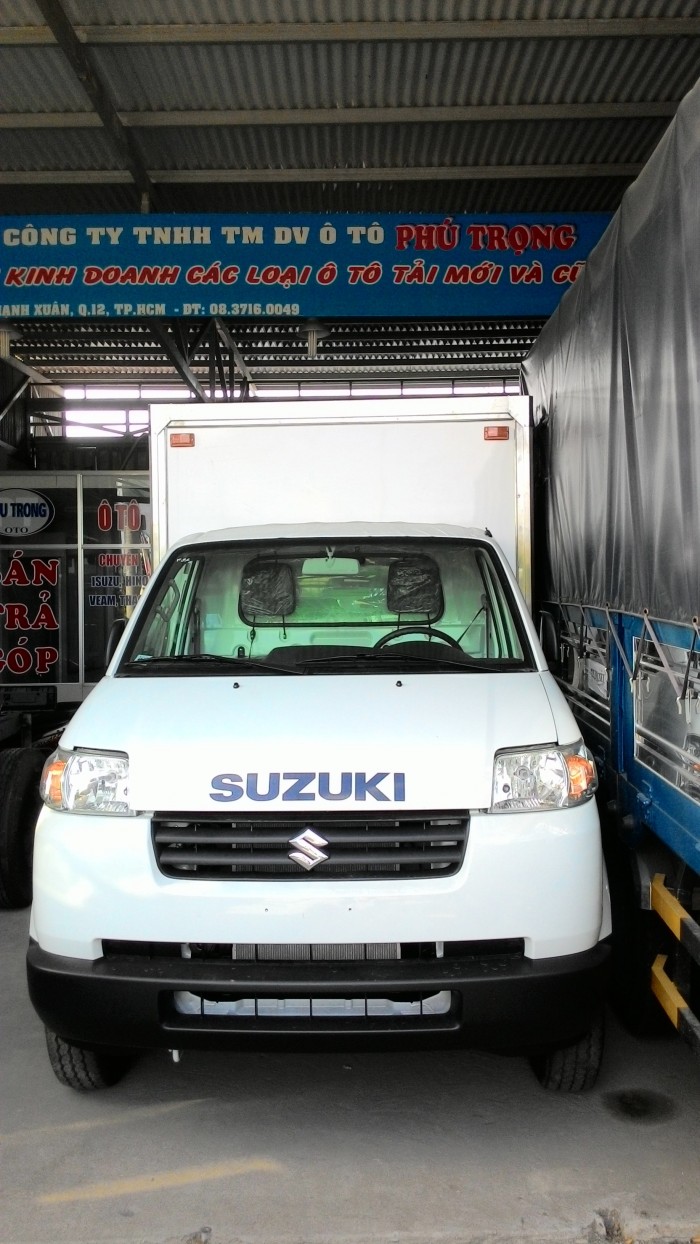 Đại lí xe tải Suzuki pro 750kg thùng kín đời 2016 giá tốt-khuyến mãi thuế trước bạ