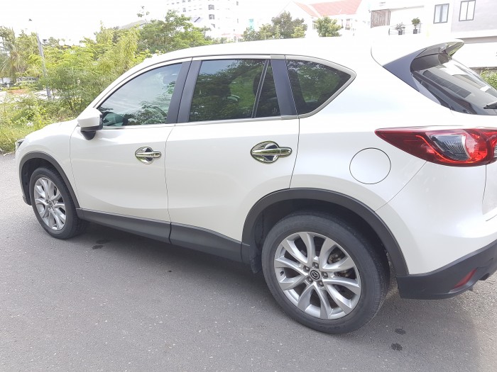 [Khánh Hòa] Cần bán Mazda CX5 Trắng đăng ký 2014 55.000km