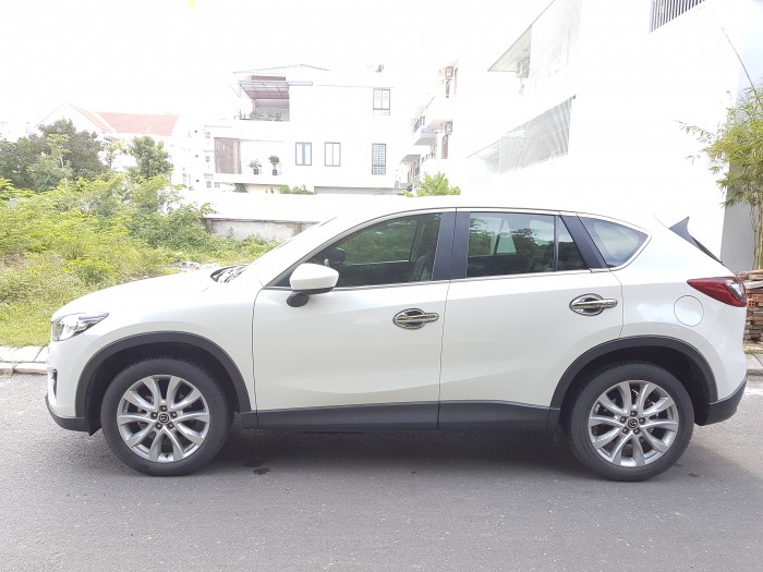 [Khánh Hòa] Cần bán Mazda CX5 Trắng đăng ký 2014 55.000km