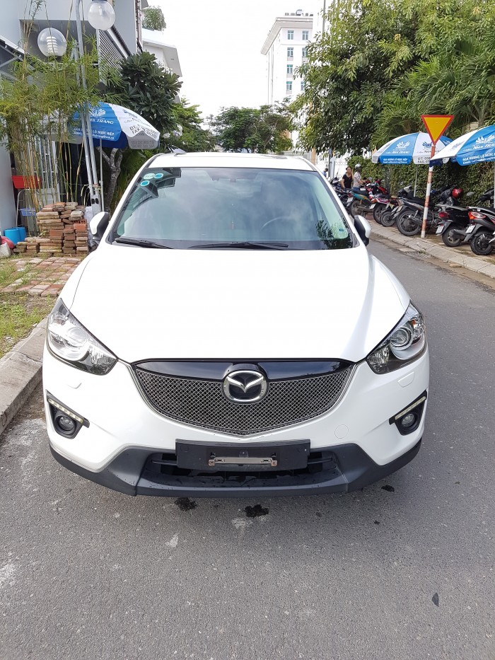 [Khánh Hòa] Cần bán Mazda CX5 Trắng đăng ký 2014 55.000km