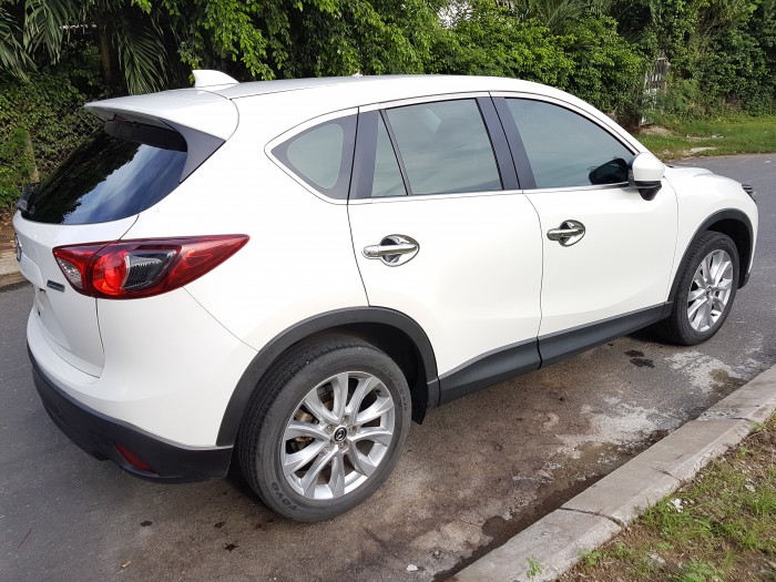 [Khánh Hòa] Cần bán Mazda CX5 Trắng đăng ký 2014 55.000km