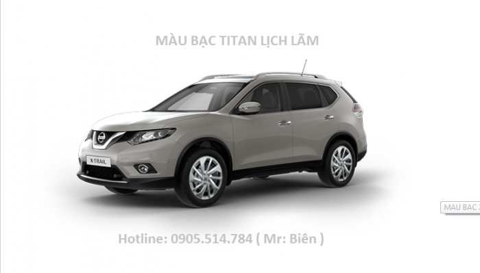 Nissan Xtrail 2.0 (Mid) 2WD 2016, liên hệ sớm để được ưu đãi hấp dẫn