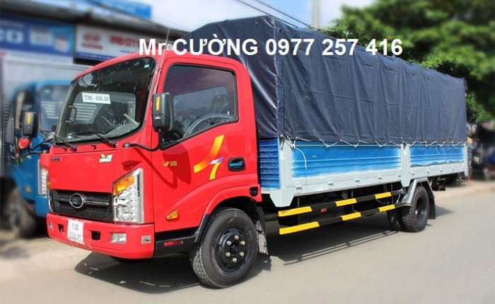 Bán xe tải VEAM VT260 tải trọng 2 tấn. Thùng siêu dài 6 mét