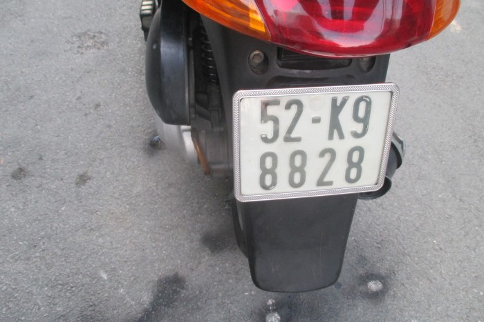 Honda @ 150cc màu trắng bstp-8828 nguyên bản từng con ốc