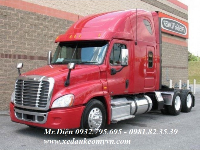 Cascadia 2 giường ,xe đầu kéo mỹ Freighliner cascadia 2 giường detroit DD15, xe đầu kéo Mỹ 0 giường Freighliner Cascadia