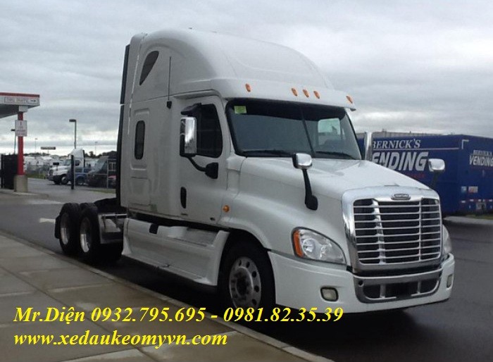 Cascadia 2 giường ,xe đầu kéo mỹ Freighliner cascadia 2 giường detroit DD15, xe đầu kéo Mỹ 0 giường Freighliner Cascadia