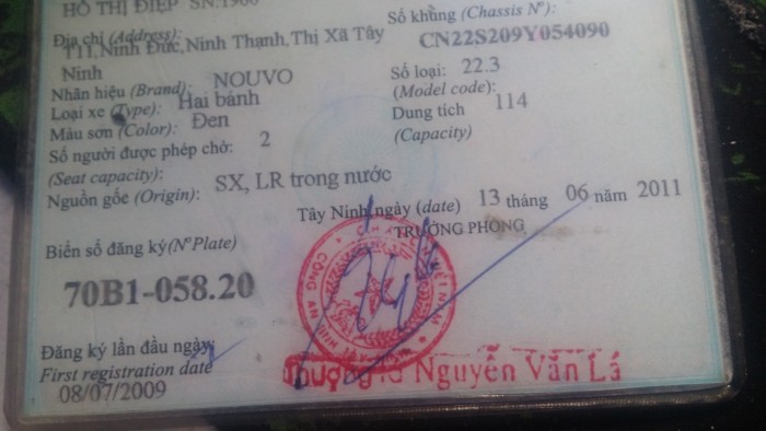Nouvo 3 bánh mâm thắng đỉa số 70 đời cao 2k11