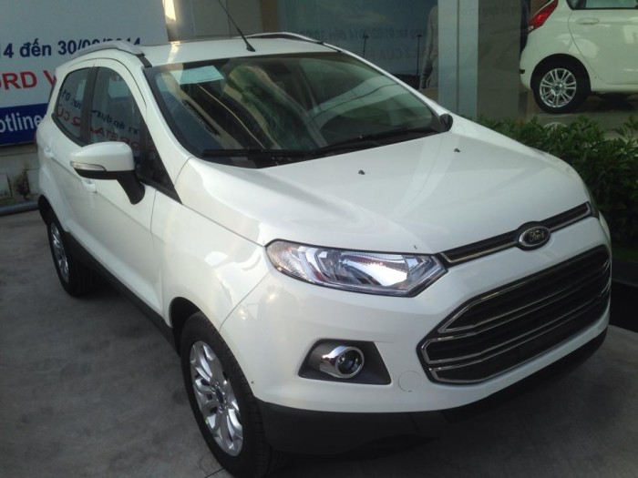 Bán Xe Ecosport Titanium Màu Trắng giá tốt, xe giao luôn xe đời 2016