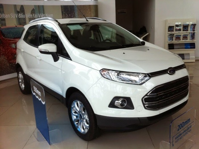 Bán Xe Ecosport Titanium Màu Trắng giá tốt, xe giao luôn xe đời 2016