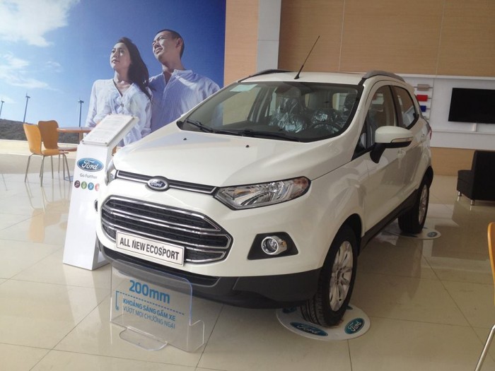 Bán Xe Ecosport Titanium Màu Trắng giá tốt, xe giao luôn xe đời 2016