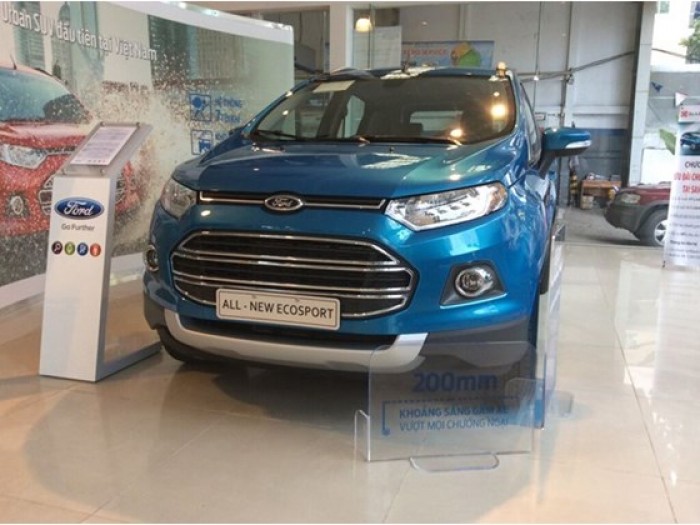 Ford Ecosport Titanium màu Xanh Ngọc giá tốt, giao luôn có đủ màu cho khách chọn lựa.