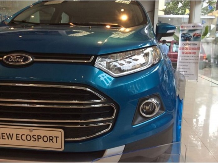 Ford Ecosport Titanium màu Xanh Ngọc giá tốt, giao luôn có đủ màu cho khách chọn lựa.