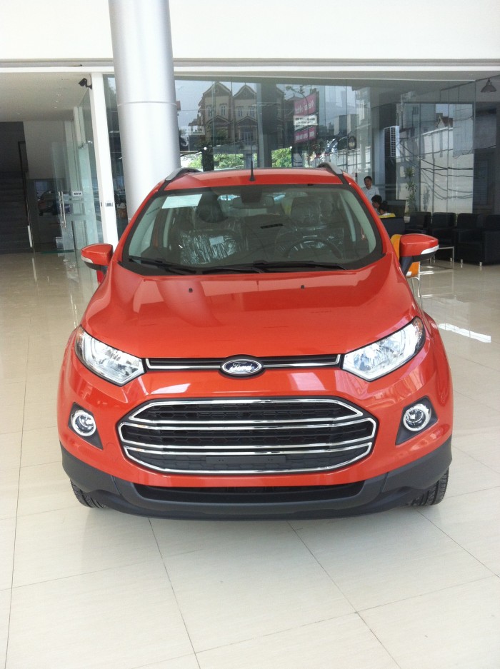 Bán Ford Ecosport Titanium màu Cam mới đời 2016 giá tốt, Giao xe tận nhà