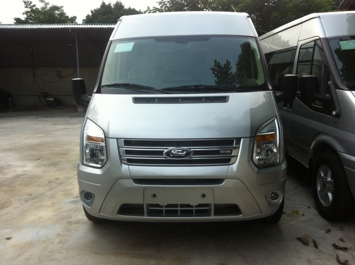 Bán Ford Transit Mid 2016 màu bạc giảm giá lớn, Giao xe trên toàn quốc quà tặng hấp dẫn