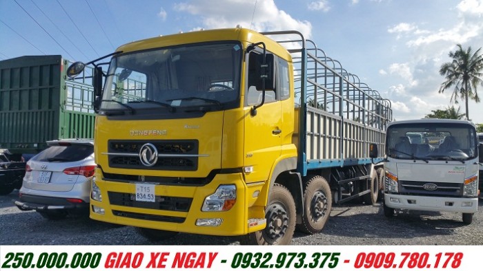 Bán xe dongfeng 4 chân 18 tấn nhập khẩu nguyên con trả góp giá rẻ