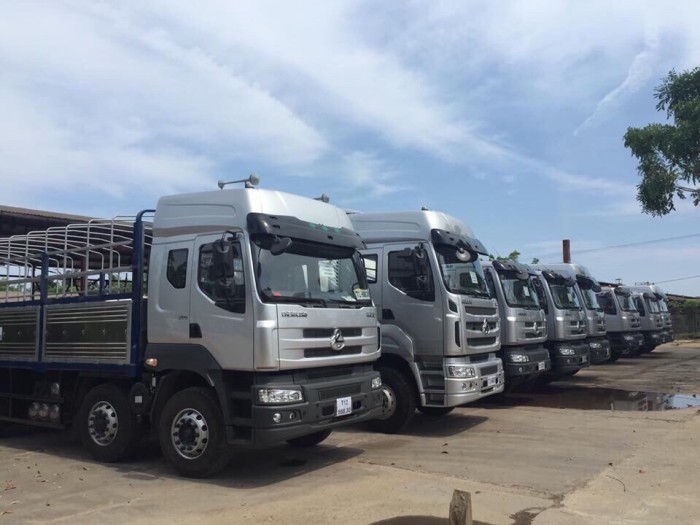 Bán xe tải chenglong 4 chân 18 tấn thùng mui bạt nhập khẩu nguyên con