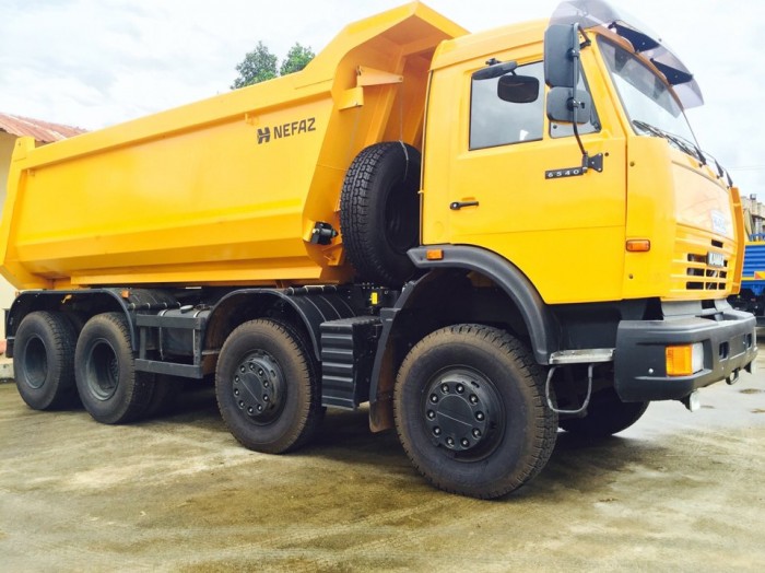 Xe ben 4 giò Kamaz | Bán xe ben Kamaz 6540 (8x4) 15m3 Nhập khẩu GA CƠ [ Trả góp]