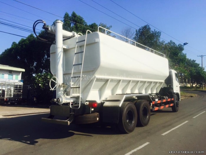 Bán xe Hino 24 tấn thùng 29m3 chở bột mì, cám gạo, chính hãng giá rẻ
