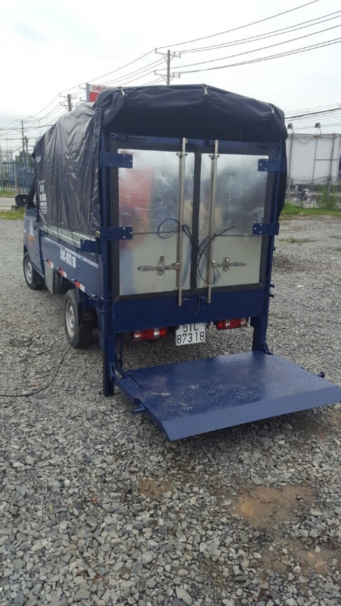 Xe tải dong ben 870 kg thùng mui bạt giá rẻ