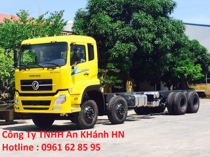 Bán xe tải thùng khung mui dongfeng 17 tấn 9