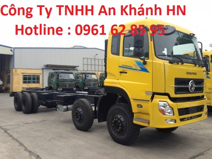 Bán xe tải thùng khung mui dongfeng 17 tấn 9