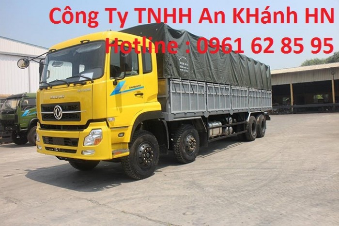Bán xe tải thùng khung mui dongfeng 17 tấn 9