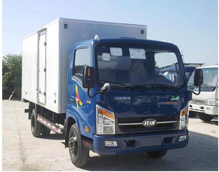 Veam 1,25 tấn VT125, thùng kín, hỗ trợ trả góp lãi suất thấp, giao xe ngay.