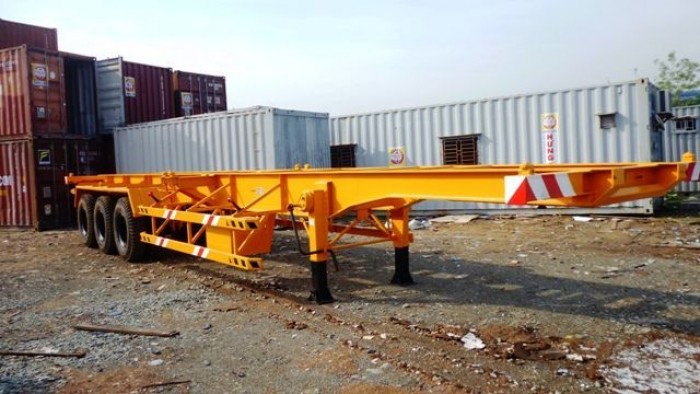 SơMi Rơ Moóc XƯƠNG chở container 2 trục 40 feet , Tải trọng 30,5 tấn