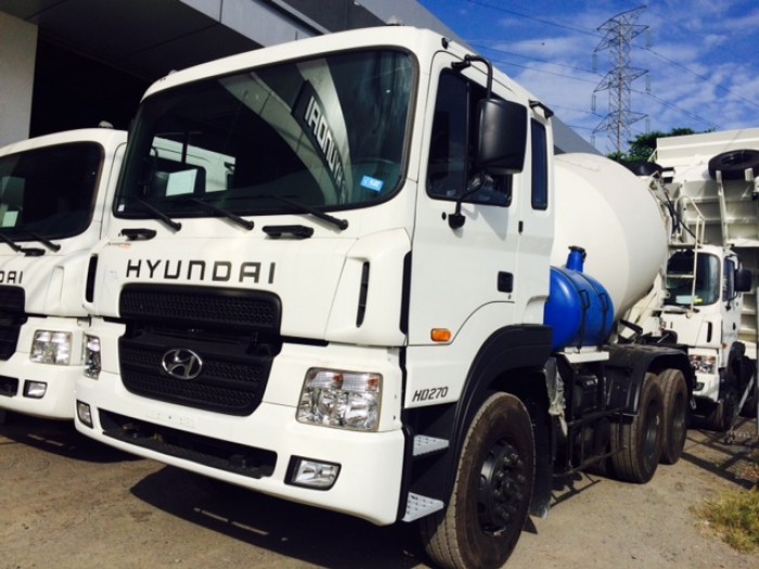 Bán xe tải Hyundai HD270 Mixer 7 khối trộn bê tông thể tích bồn trộn 7m3