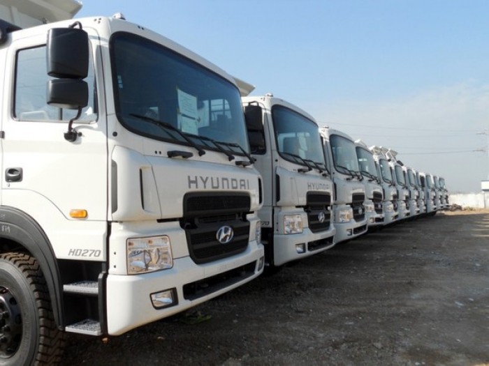 Bán xe tải Hyundai HD270 Mixer 7 khối trộn bê tông thể tích bồn trộn 7m3