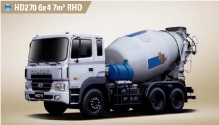 Bán xe Hyundai HD270 trộn bê tông thể tích bồn chứa 7m3 , hỗ trợ vay đến 80%
