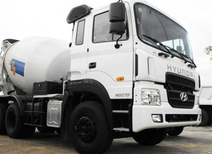 Bán xe tải Hyundai bồn trộn 7m3 HD270 trộn bê tông mới, Hyundai trộn bê tông