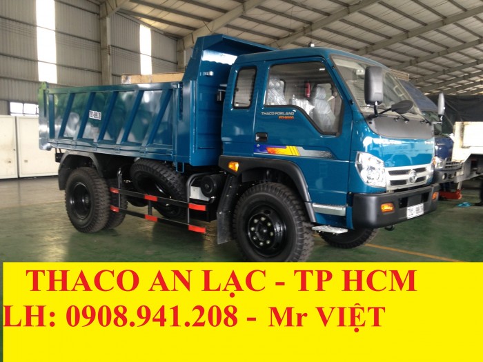 Xe ben THACO FORLAND600C-Tải Trọng 6 Tấn , 6T , Thùng 4,9 khối , Gía Cạnh Tranh
