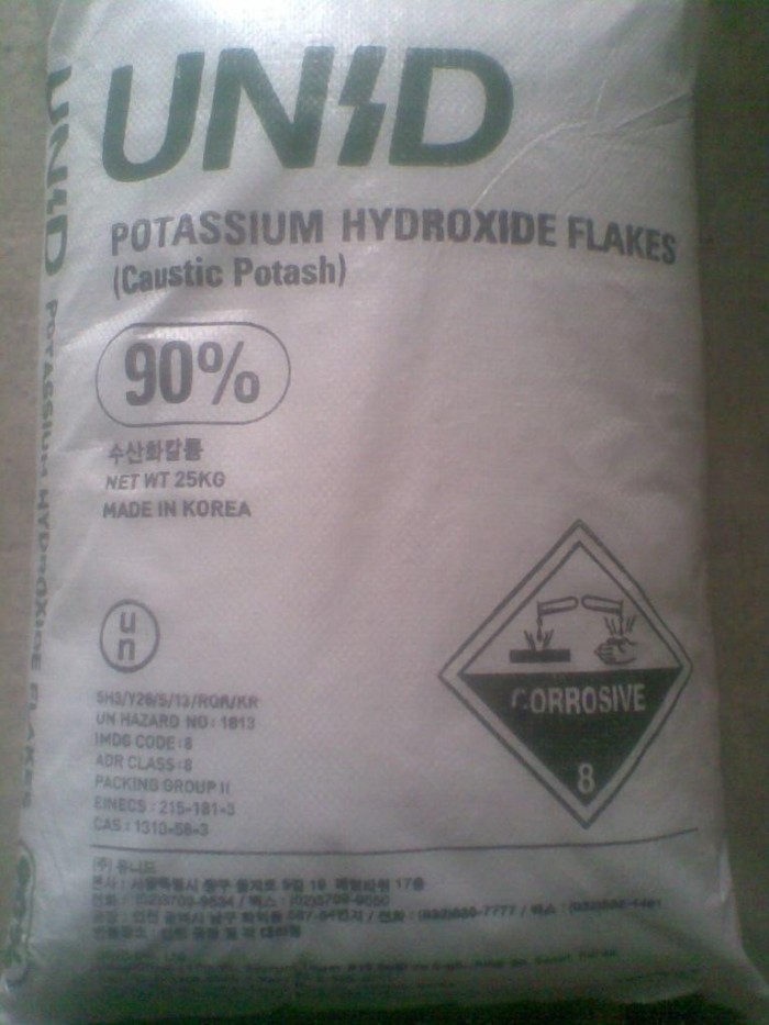 Giá bán và mua: Kali hydroxit , KOH, chất điều chỉnh kiềm, Potassium hydroxit, 90% min0