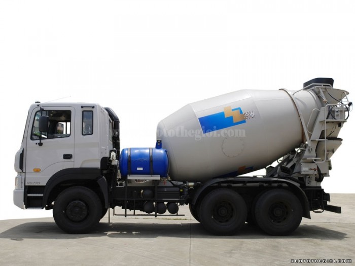 Tổng Đại lý Hyundai bán Hyundai Mixer HD270 thùng trộn bê tông 7 m3