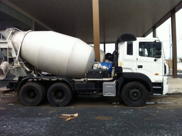 Tổng Đại lý Hyundai bán Hyundai Mixer HD270 thùng trộn bê tông 7 m3