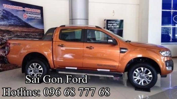 Ford Ranger Wildtrak 2.0L, đủ màu, trả trước 157 triệu, giao xe ngay