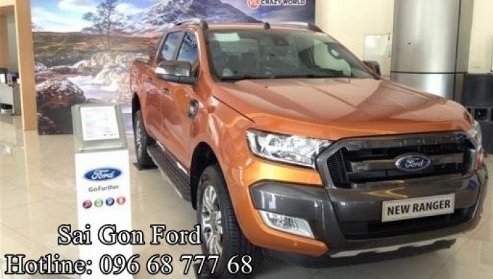 Ford Ranger Wildtrak 2.0L, đủ màu, trả trước 157 triệu, giao xe ngay