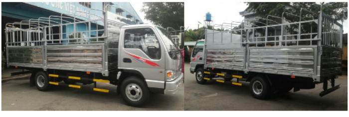 Xe Tải Jac 4.9 T  Thùng Mui Bạt