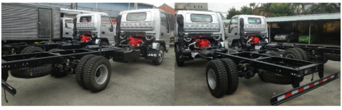 Xe Tải Jac 4.9 T  Thùng Mui Bạt