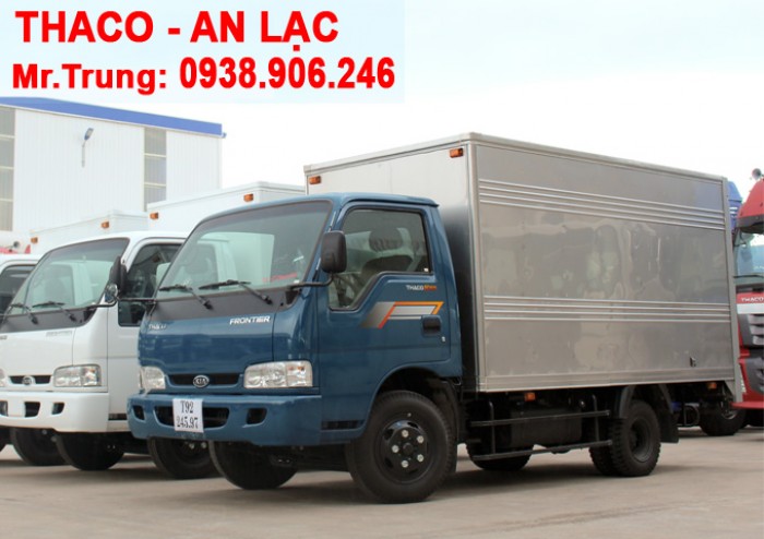 XE TẢI KIA THACO K165s tải trọng 2T4 được phép lưu thông vào tp