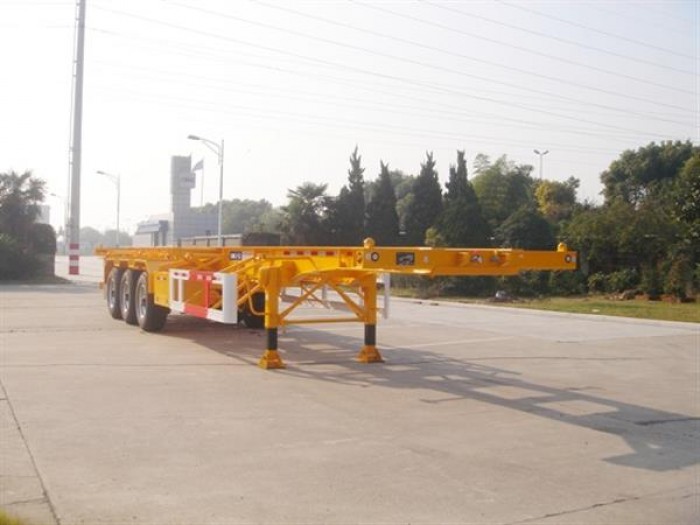 Bán sơ mi rơ mooc  xương 40 feet hiệu CIMC , 3 trục , nhập khẩu Hàn quốc.