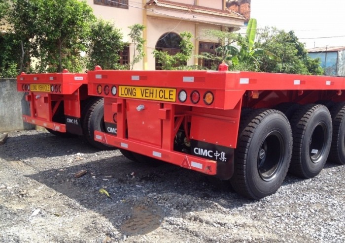 Somi Romooc Cimc Sàn 31. 5 tấn 40 Feet 3 Trục - 8 khóa