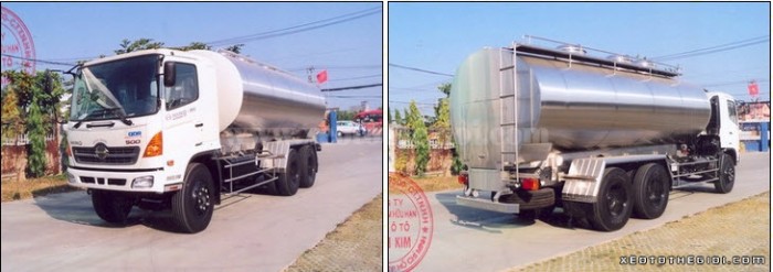 Hino Xitec 13 khối FM8JNSA chuyên chở sữa