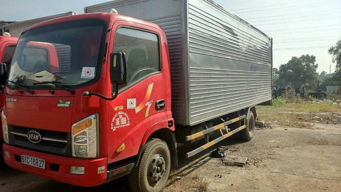 Veam vt260, thùng dài 6m2,xe vào TP ban ngày, 2015.