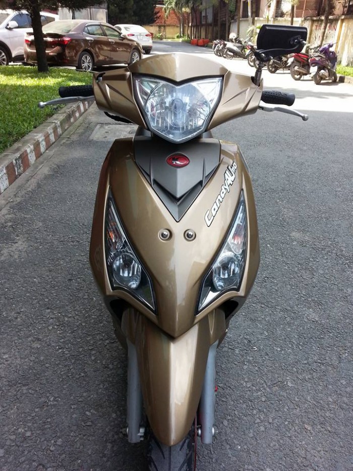 Kymco Candy4U 110 Vàng Gold Phiên Bản Đặc Biệt Kiểu Dáng Honda Vision Tuyệt Đẹp.